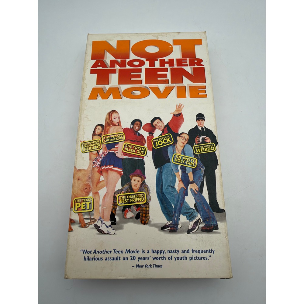 Not Another Teen Movie VHS 2001 Columbia Pictures Chris Evans Chyler R-Rated